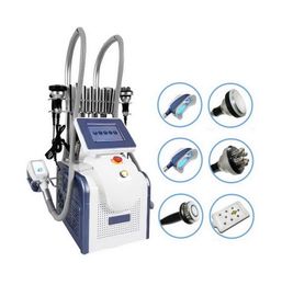 Multifunctional 6 IN 1 Cryolipolysis Vacuum Cavitation RF Slimming Machine Lipolaser Body Slimming