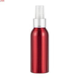 Aluminium Spray Bottle Red Refillable Perfume bottle 100ml Atomizer Storage Containers Empty Makeup Tool Sprayer 20pcsjars