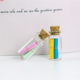 Mini Glass Vials Bottles With Corks Small Jars Containers Wishing 50pcs 22*45*12.5mm 8mljars