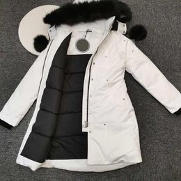 Women down jacket Winter Coats Womens Casual Outdoor Canada Big Fur Collar Outwear Thicken high grade Windproof and warm Detachable hat Outerwear