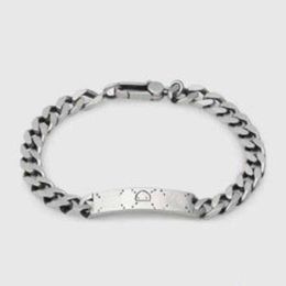 Amor pulseira rua hip hop cadeia prata tamanho ajustável pulseiras de braceletes rocha casual moda versátil casal com caixa