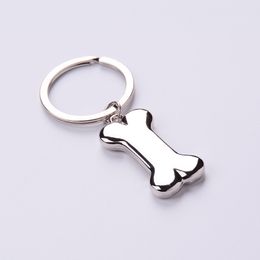 10Pieces/Lot 2021 Cute Dog Bone Key Chain Fashion Alloy Charms Pet Pendent Tags Key Ring Holder For Men Women Gift Car Keychain Jewelry