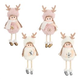 Christmas Plush Angel Ornament Charm Child Cute Doll Gift Xmas Tree Decorations