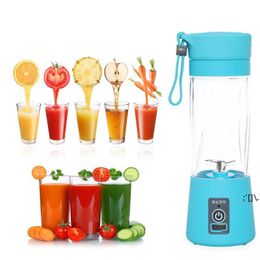 Portable Electric Fruit Juicer Cup Vegetable Citrus Blender Juice Extractor Ice Crusher with USB Connector Rechargeable Juice LLB12695