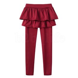 2022 new Multi-color Kid Girl Skirt Pants Spring solid Colour Leggings Girls Clothes Children Kids Trousers Leggings Pants princess dress