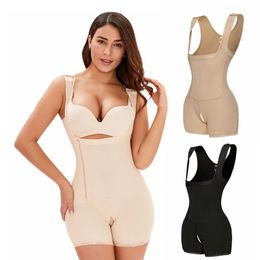 Women's Shapers Body Shaper Women Slimming Shapewear Plus Size Adjustable Postpartum Corrective Underwear Lace BuLifter Panties Full Bodysui