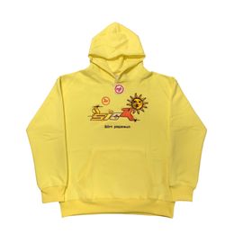 yellow pacman moletom com capuz