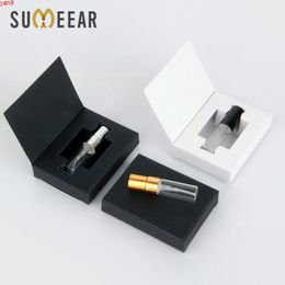 100 Pieces 3ml Packaging Boxes mini Perfume Bottle With Atomizer And Glass Customizable LOGOhigh qty