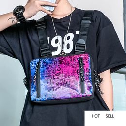 Chest Rig Bag Street Tactical Bags For Men Reflective Functional Male Hip-hop Streetwear Waist