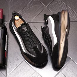 Mixed Color Multi-Function Men's Sneakers Leather Casual sports Shoes Hip Hop Platform Shoes Zapatillas Hombre
