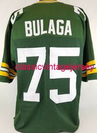 Men Women Youth Bryan Bulaga Custom Sewn Green Football Jersey XS-5XL 6XL