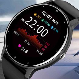 2021 Ultrathin Smart Watch Men 1.3inch Full Touch Sport Fitness Ip67 Waterproof Bluetooth Answer Call Smartwatch for Women