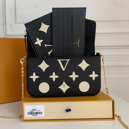 Fashion Luxurys Wallets Designers Crossbody Bag Black Womens Handbags Wallets Card Holder Handbag Shoulder Tote Bags Mini Wallet Corn Purses 69977 High quality