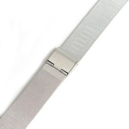 smart mesh UK - Watch Bands 24mm Unisex Mesh Stainless Steel Band Strap Bracelet Buckle Fashion Smart Watches Accessories Watchbands Relogio Cinturino
