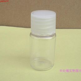 Freeshipping Wholesale 10ml Plastic Lotion Bottle Rotated Cap Transparent Cosmetic Jar Refillable Bottlegood qty