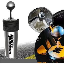 High-qual Plastic Fast and Furious 9 Movie Water Cup with Straw Fun Racing Gear Shift Knob Water Bottles Overtaking Cup for Car 210914