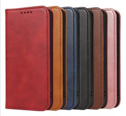 iPhone 13 Strong Magnetic Flip Wallet Phone Cases PU Leather Card Slot Protector Cow Grain Back Cover for Apple 13pro Max 12 11 11pro X Xs XR 7 7p 8 8plus 6 6s