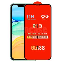 21D Full Glue Screen Protector Tempered Glass Explosion Proof Curved Premium Cover Guard Film Shield For LG Stylo 7 6 K92 K62 Plus K52 K42 K22 K71 K61 K51S K41S Q52 Q61