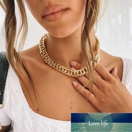 Vintage Multilevel Gold Faceted Smooth Thick Chains Necklaces For Women NewFashion Chain Female Necklace Jewellery Gift Factory price expert design Quality Latest