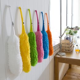 Soft Microfiber Duster Dust Cleaner Handle Feather Static Anti Magic Household Cleaning Tools