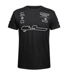 F1 Team T-shirt New Racing Suit Round Neck Short-sleeved Jacket Sweater Formula 1 Uniforms Customised with the Same Paragraph