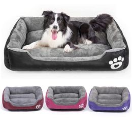 Very Soft Big Dog Bed Puppy Pet Cosy Kennel Mat Basket Sofa Cat House Pillow Lounger Cushion For Small Medium Large Dogs Beds 210924