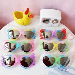 Sunglasses Cartoon Heart Toy Glasses Outdoor Kids Summer Eyewear Children Shades Beach Eyeglasses UV400 6 Designs Optional BT6557