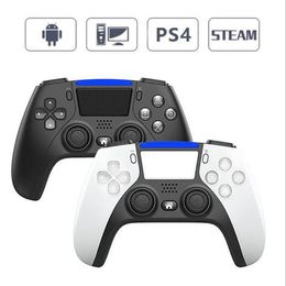 Controller wireless Bluetooth Pro per i controller shock PS4 PS5 Joystick Gamepad Game Controller Maniglia con scatola