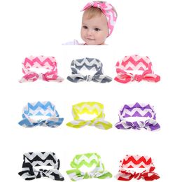 Fashions INS Baby Kinder Haarschmuck Stirnbänder Baumwolle Kopfbedeckung Mädchen Kinder Turban Twist Knot Ohrbänder