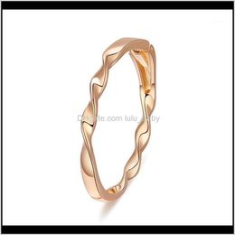 Bangle Bracelets Drop Delivery 2021 Alloy Jewellery Fashion Women Irregular Warp Wave Charm Bracelet1 T5Cgu