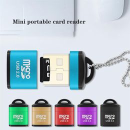 usb adapter for mobile Canada - Micro SD TF Card Reader USB 2.0 Mini Mobile Phone Memory Cards Readers High Speed USB Adapter For Laptop Accessoriesa43