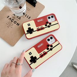 Luxury 3D Game Button Couples Phone Cases Case For iPhone 7 8 Plus 11 12Mini 12 Pro XS Max X XR Soft Back Cover