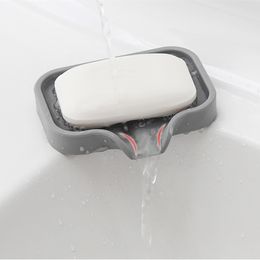 Silicone Soap Dishes Bathroom Toilet Soap Box New Designer Soap Tray
