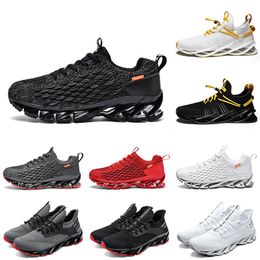 excellent Non-Brand men women running shoes Triple Black White Red Grey mens trainers fashion outdoor sports sneakers