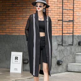 long black see through cardigan
