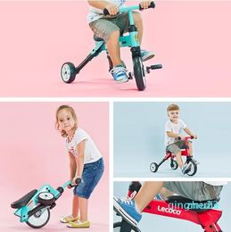 2022 scooters enfants Pliant enfants vélo bicyclettes coups de pied scooters enfant garçon fille bébé équitation tricycle léger pied pied scooters monter sur voiture jouets
