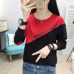 shintimes Letter Casual Clothes Pullover Sweatshirt Sudadera Mujer Autumn And Winter Hoodies Women Kawaii Womens Clothing 210615