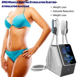 Portable Emslim Body Slimming Machine High Intensity Muscle Building Buttock Lift HIEMT Equipment With 2 Handpieces