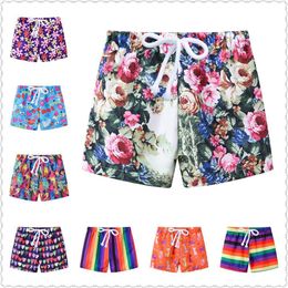 Fashion Children Beach Shorts Pants Floral Baby Girls Pant Sport Casual Breeches Kids Coast Knicker Girl Panties 2-7Year 210413
