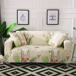 sofa slipcovers for pets Canada - Chair Covers 45 Stretch Sofa Slipcover Printed Pattern 1 2 3 4-Seat Spandex Couch Cover Furniture Protector For Living Room Pets
