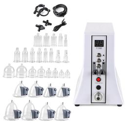 35CUPS Vacuum Body Shaping Lymphatic Drainage Massage Therapy Enlargement Pump Lifting Breast Enhancer Massager Bust Cup Beauty Machine