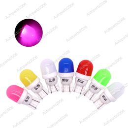 50pcs Purple T10 5630 2SMD Ceramic LED Bulbs Replacement Clearance Lamps Reading Licence Plate Lights 12V