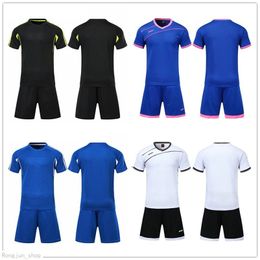 2021 Soccer jersey Sets smooth Royal Blue football sweat absorbing and breathable children's training suit 001 4315