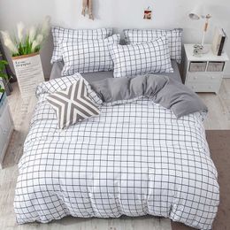 Bed Sheet Set For Home Duvet Cover Bedspread Bedding Quilt Linen 2 People Double Nordic 150 Textile Luxury Adult Pillowcase 210706