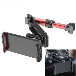 Telescopic Car Rear Pillow Phone Holder Tablet Stand Seat Headrest Mounting Bracket for 4-11 Inches