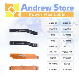 50Pcs Main Board Flex Cables For Huawei MATE 20 10 P30 P20 P9 P8 LITE Y5 Y6 Y7 PRIME Y8 Y9 P SMART Motherboard Connector Replacement Parts