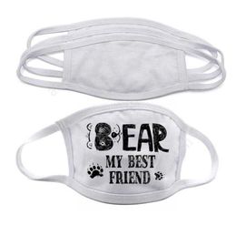 Blanks Sublimation Face Mask Adults Kids Double Layers Dust Prevention Mask For DIY Heat transfer Print DAA73