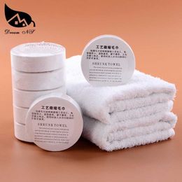 Dream NS One-time Compressed Towel 100% Cotton Fishing Camping BBQ Outdoor Travel Beauty Salon Barber Shop Portable towel 210728