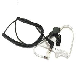 3.5mm Jack Listen Only FBI Earpiece Earphone Acoustic For KENWOOD KMC-25 KMC-26 Speaker Microphone 2-way Radio Walkie Talkie Accessories