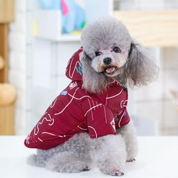 Dog Apparel Big Clothes Thick Warm Teddy Vest Jacket Chihuahuadog For Small Dogs Selling Pet Supplies S-XXL2021 Blue Black